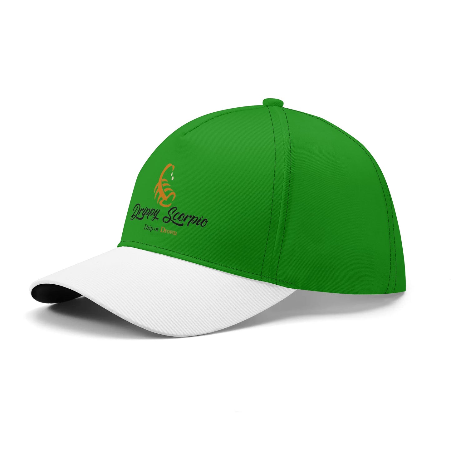 Green/Orange Drip or Drown Baseball Cap