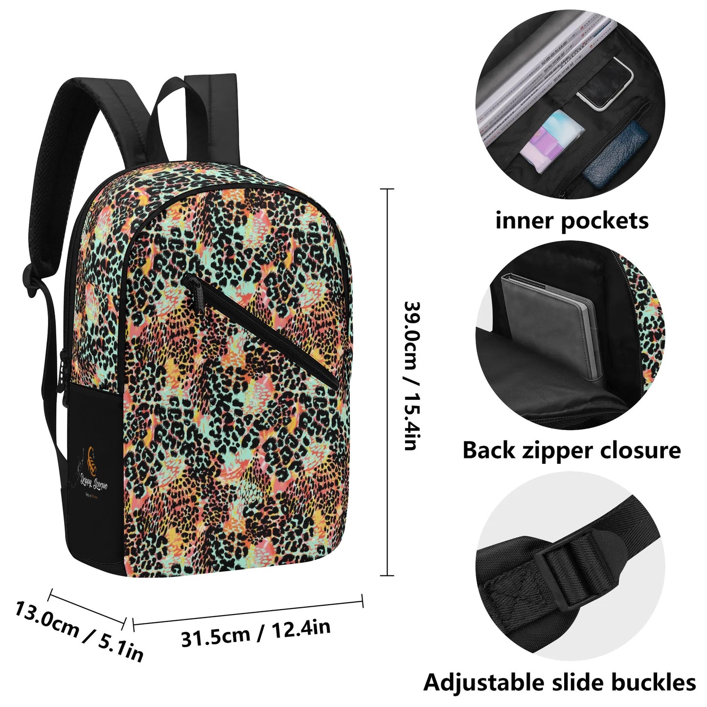 Tropical Safari Laptop Backpack