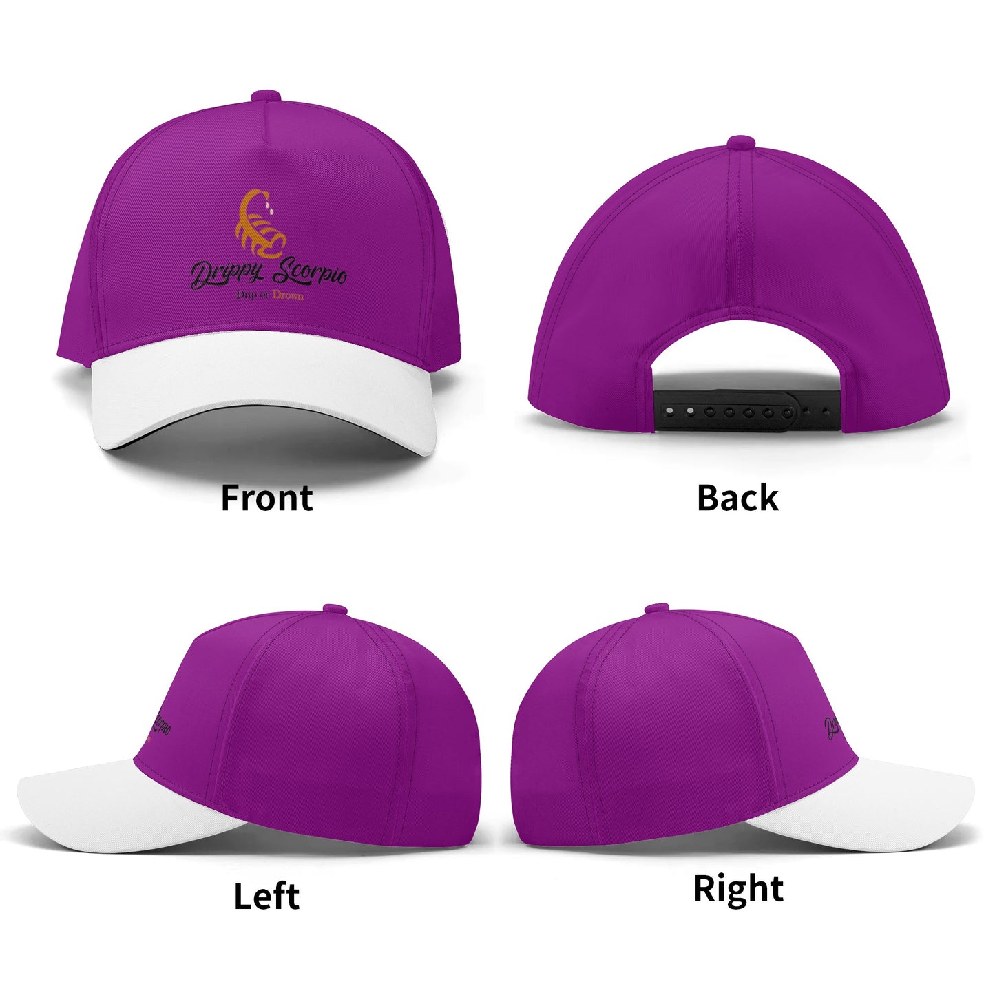 Purple Drip or Drown Baseball Cap