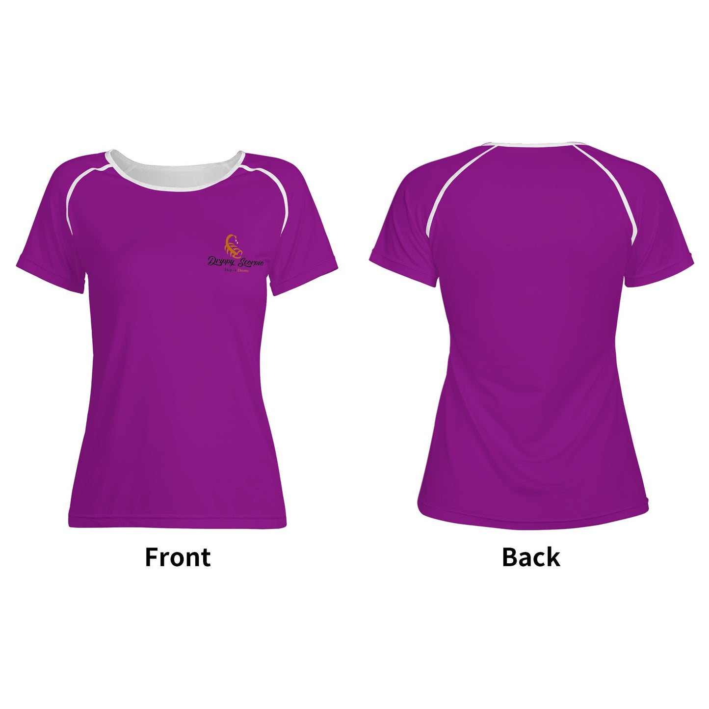 Purple Womens Drip or Drown T shirt