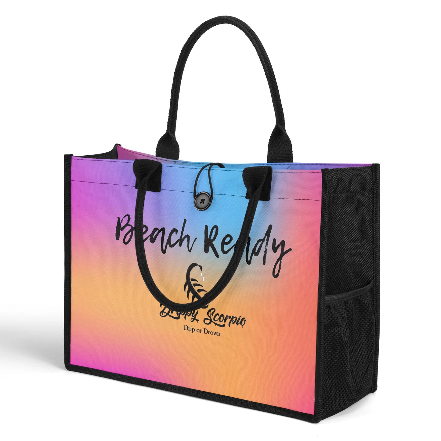 Rainbow Beach Ready Tote Bag