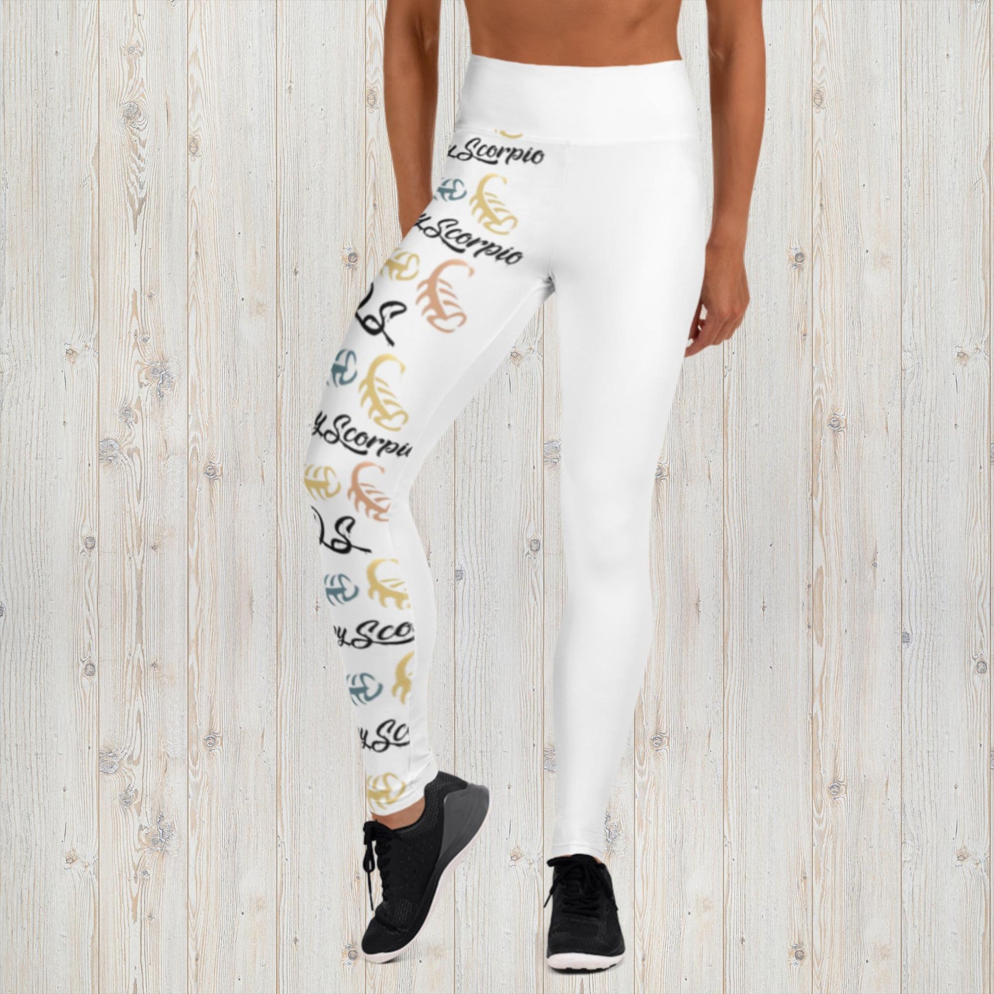 One-Sided Print Yoga Leggings