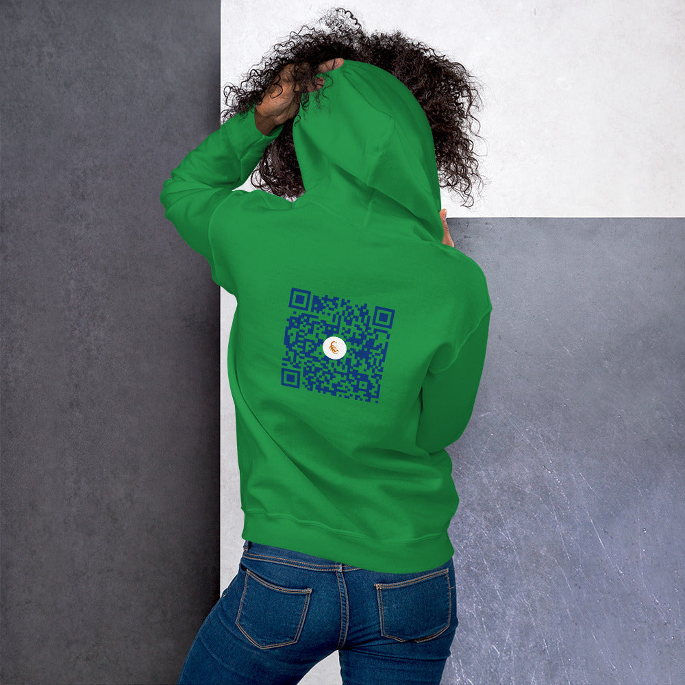 QR Code Unisex Hoodie