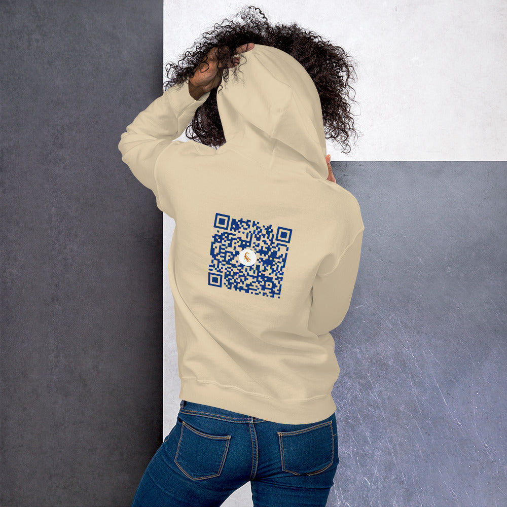 QR Code Unisex Hoodie