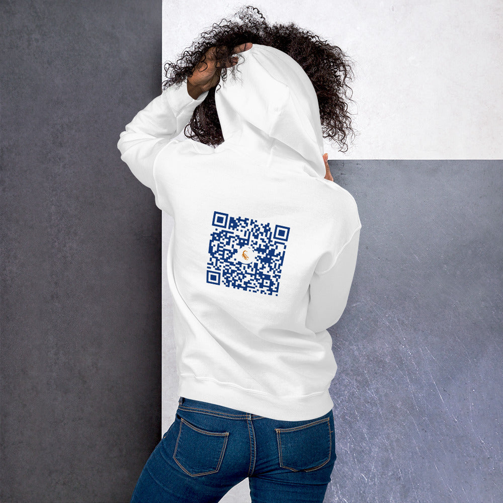 QR Code Unisex Hoodie