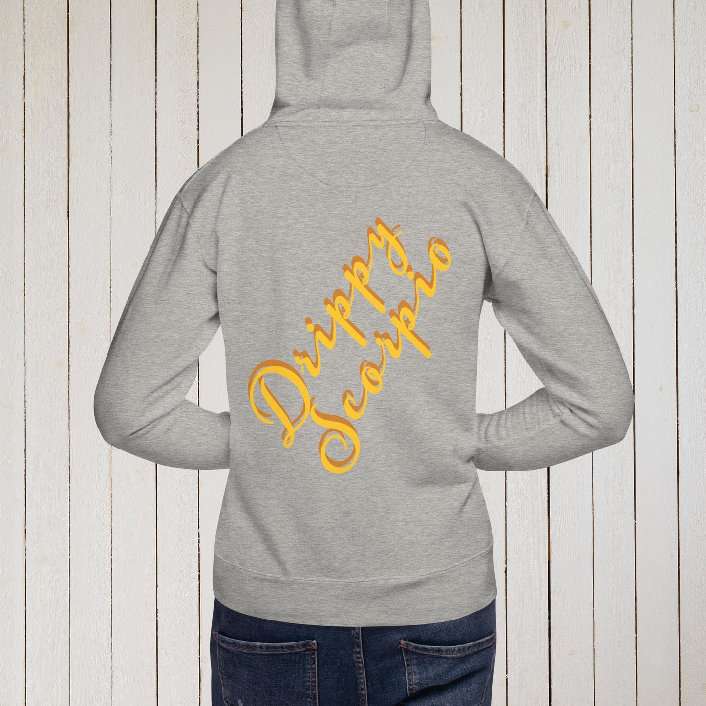Drippy Gold Embroidered Hoodie