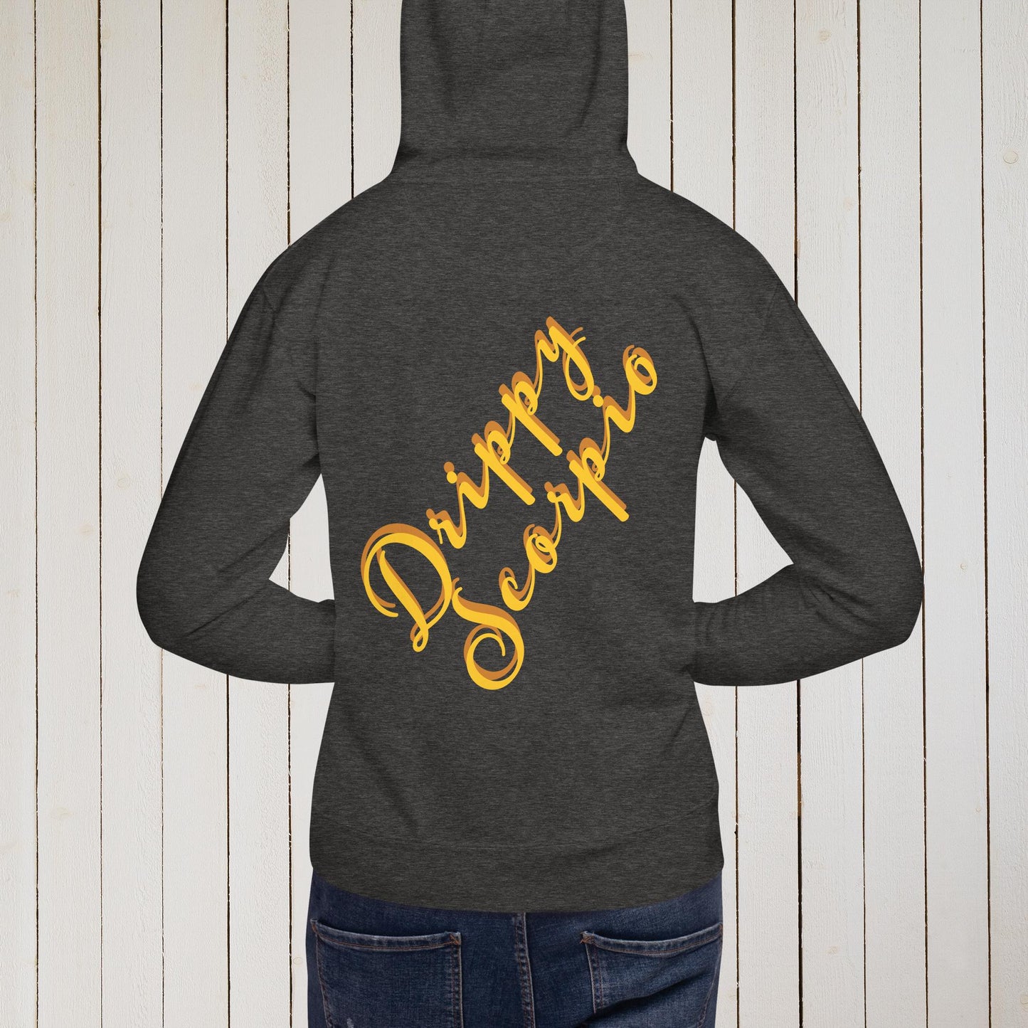 Drippy Gold Embroidered Hoodie