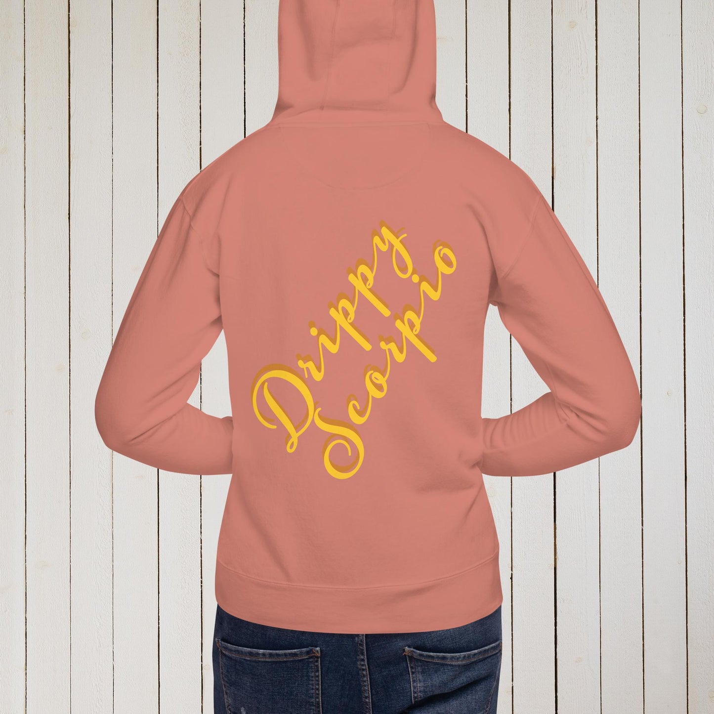 Drippy Gold Embroidered Hoodie