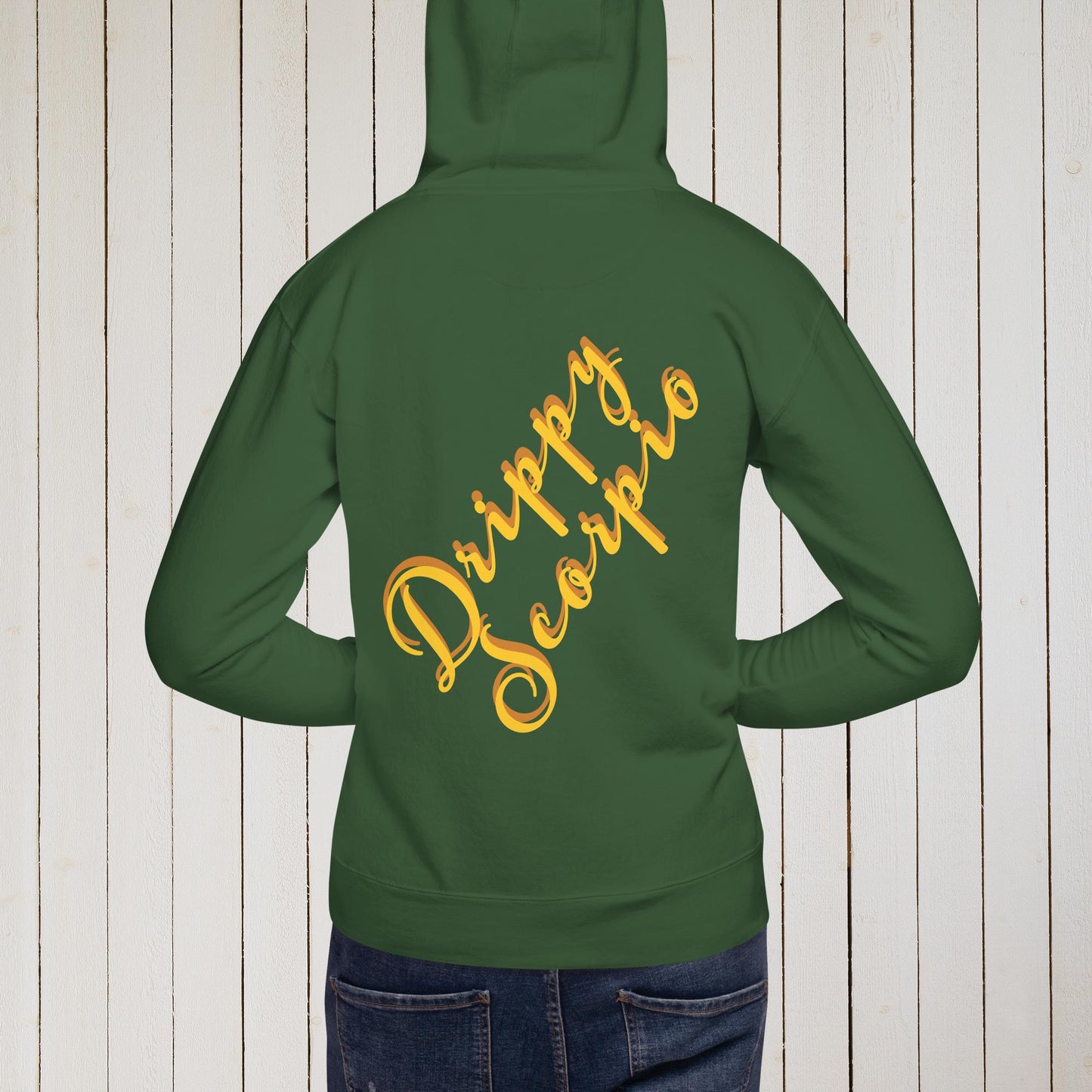 Drippy Gold Embroidered Hoodie