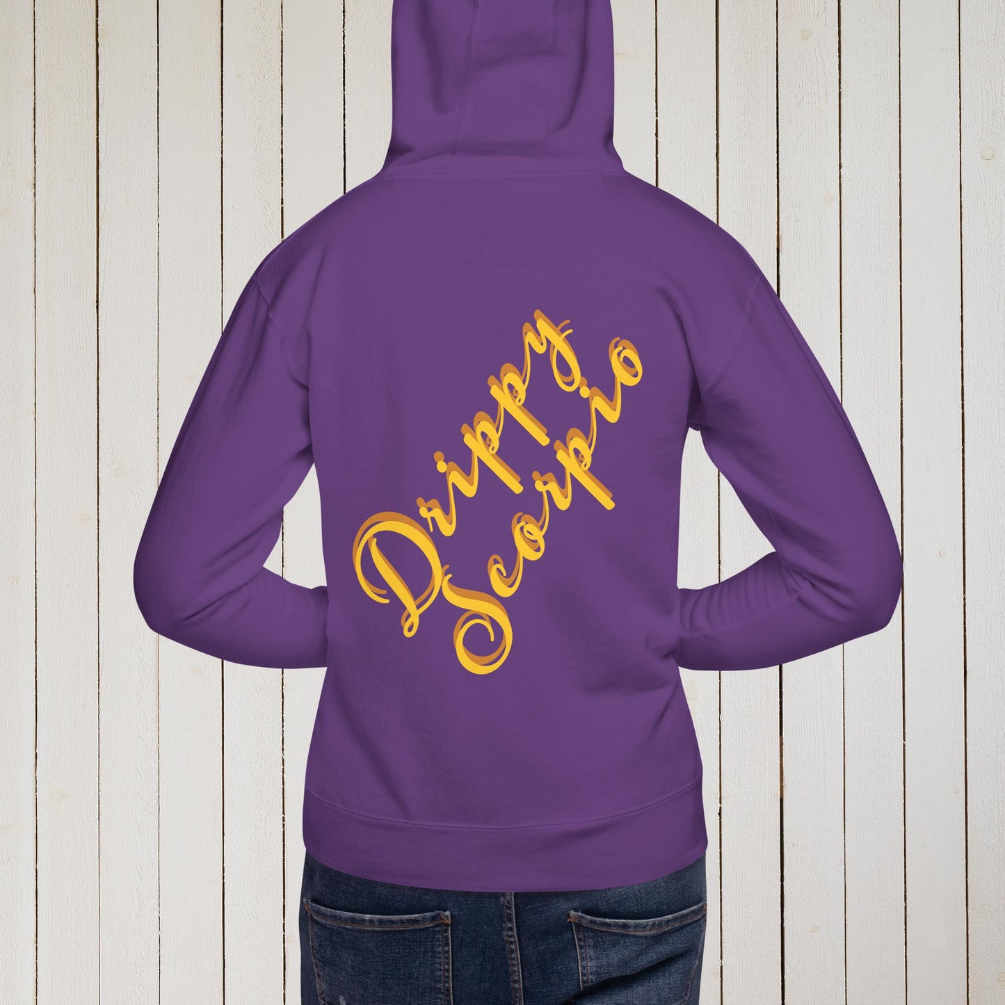 Drippy Gold Embroidered Hoodie