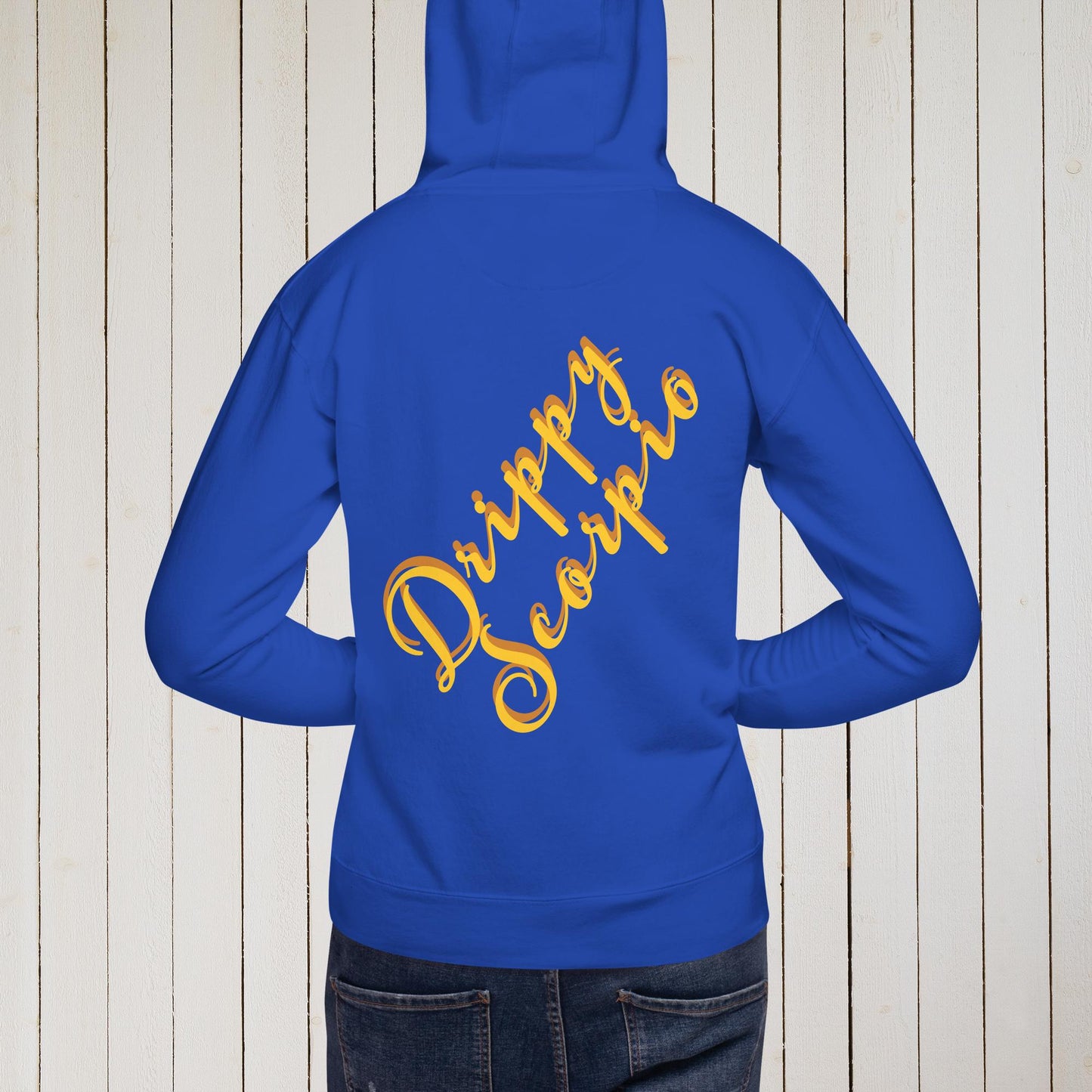Drippy Gold Embroidered Hoodie