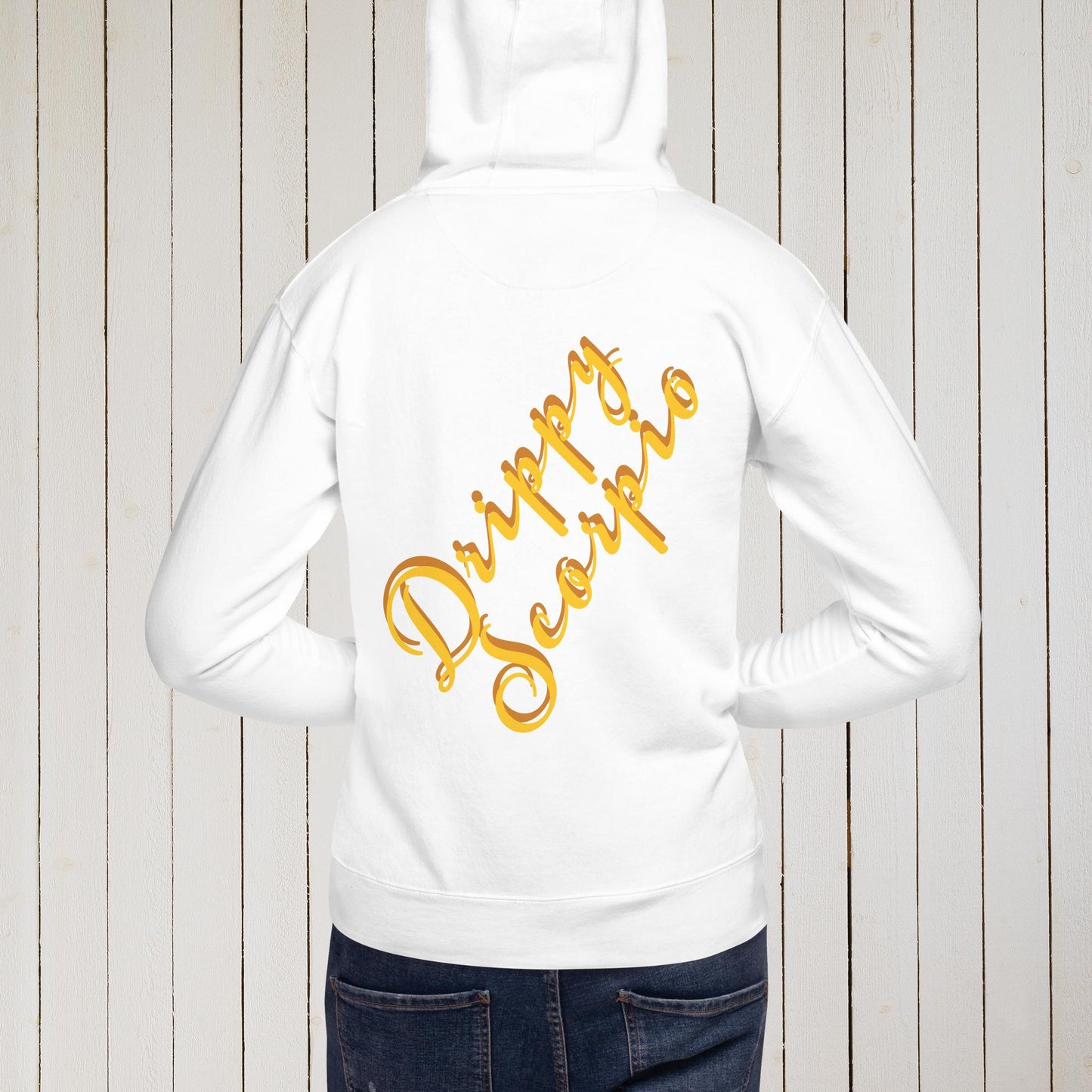 Drippy Gold Embroidered Hoodie