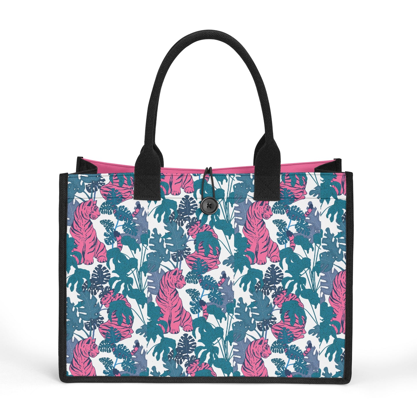 Pink and Wild Beach Ready Tote Bag