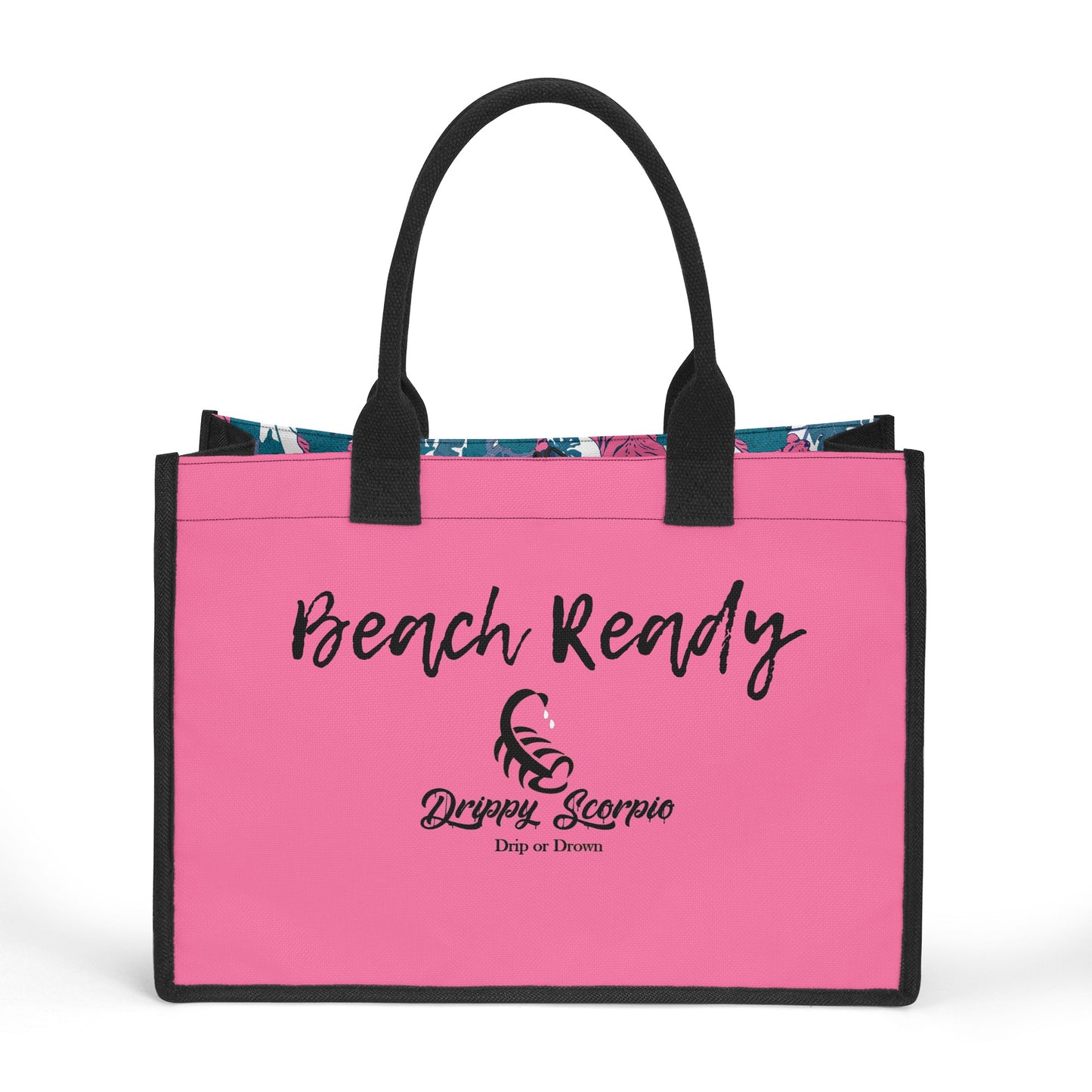 Pink and Wild Beach Ready Tote Bag