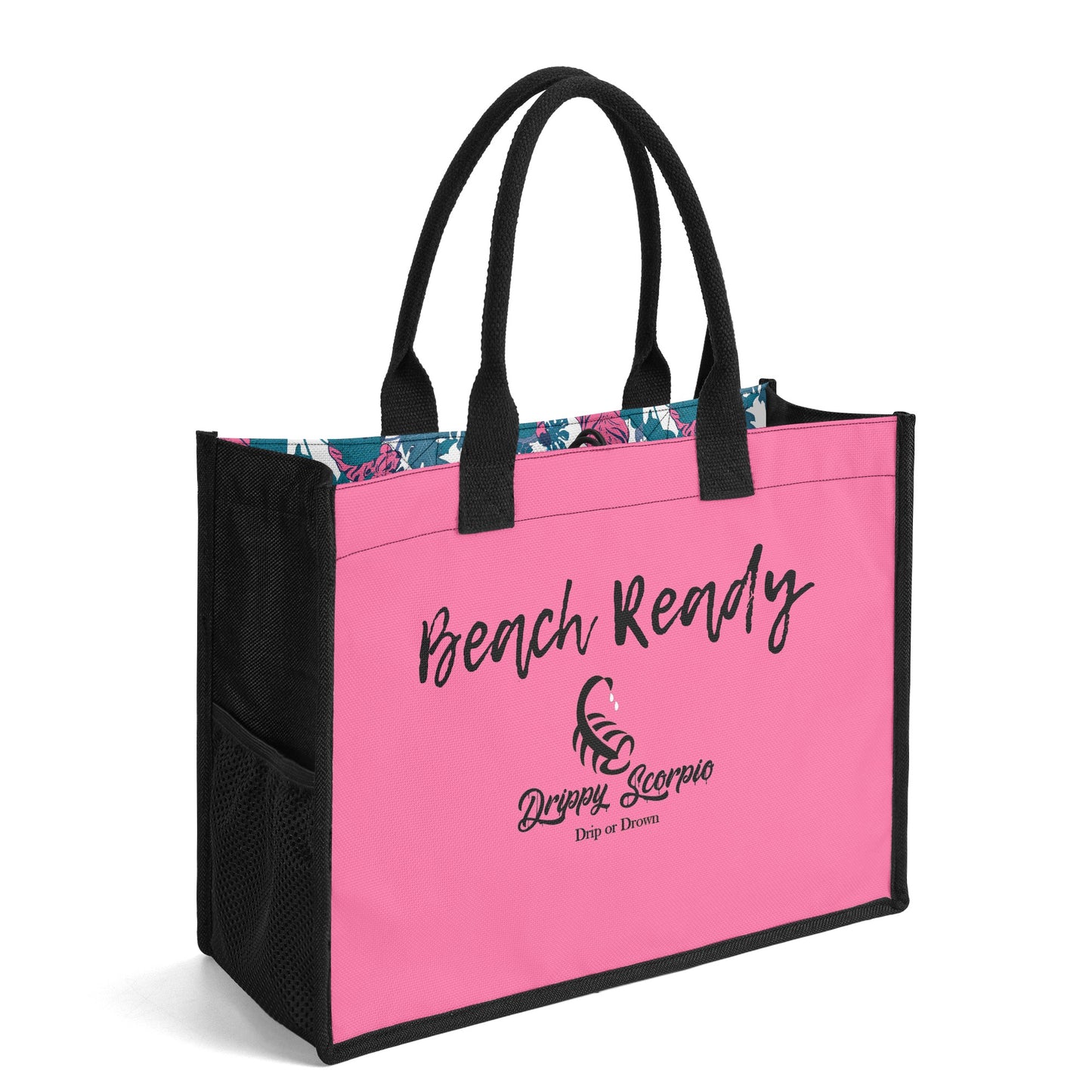 Pink and Wild Beach Ready Tote Bag