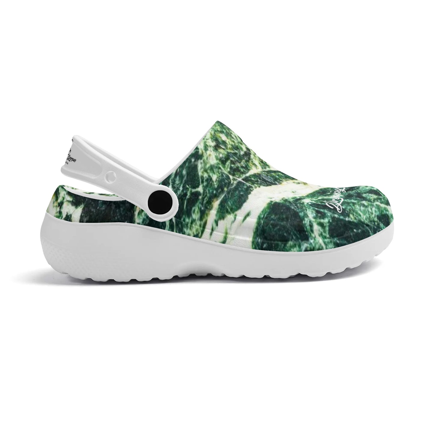 Green Storm Croc Sandals
