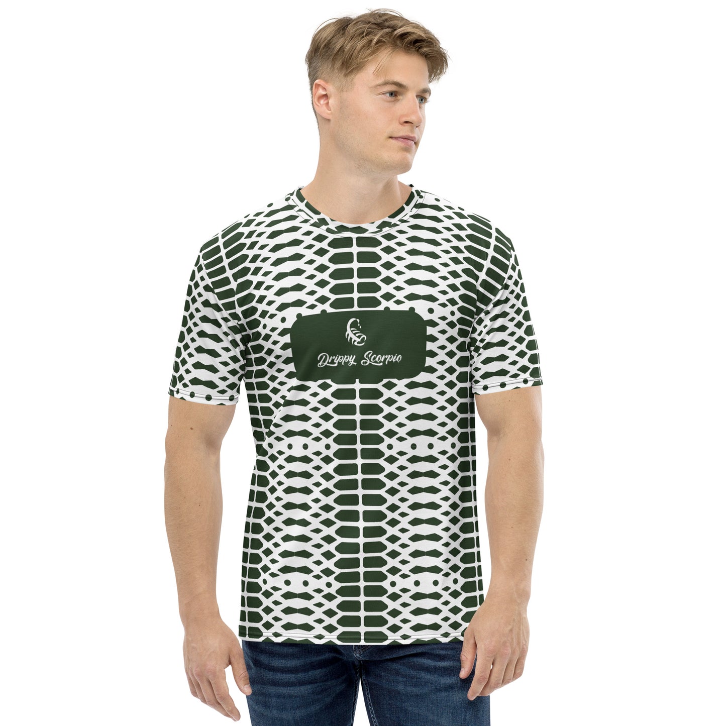 White-Green Rattler T-shirt