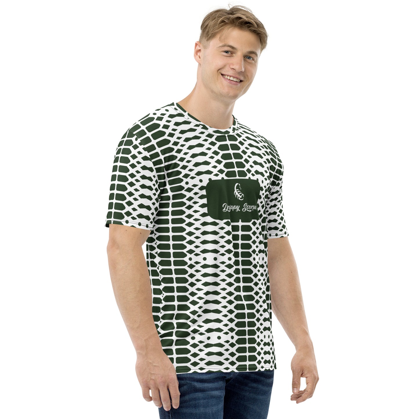 White-Green Rattler T-shirt