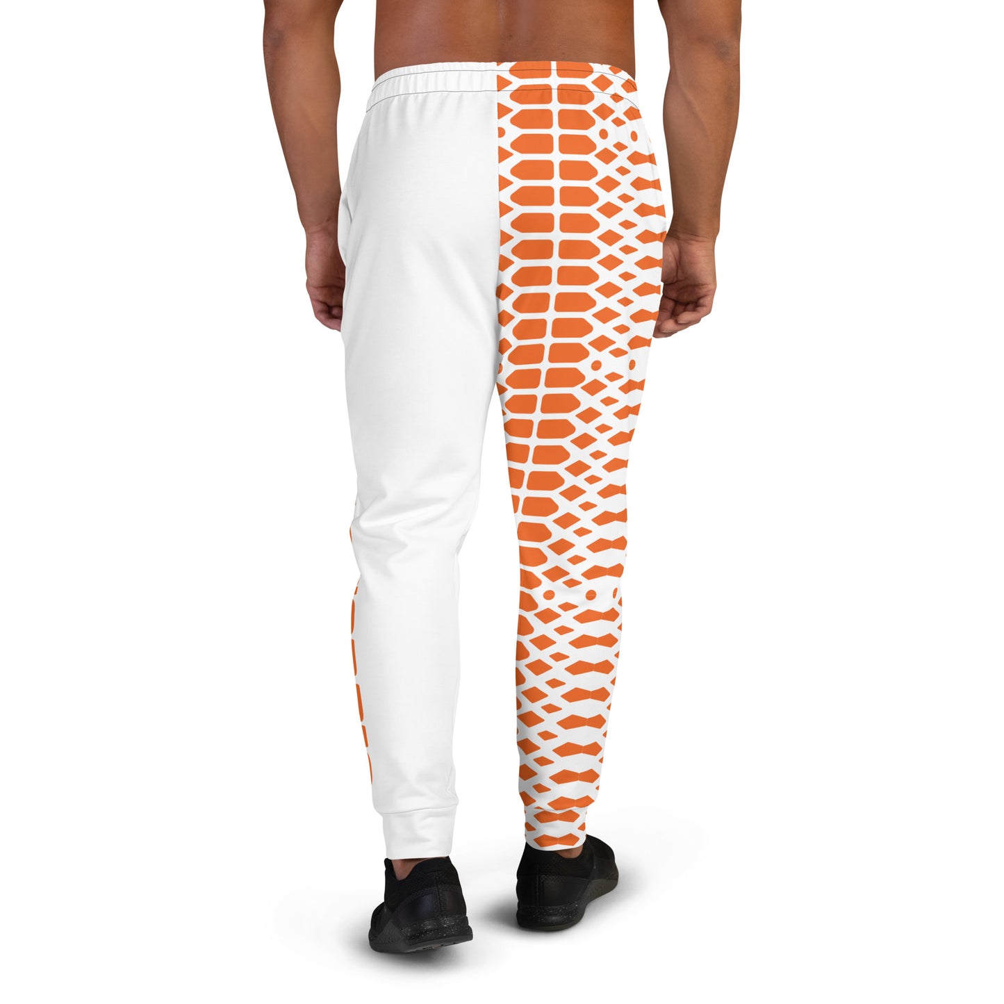 Orange-White Rattler Joggers