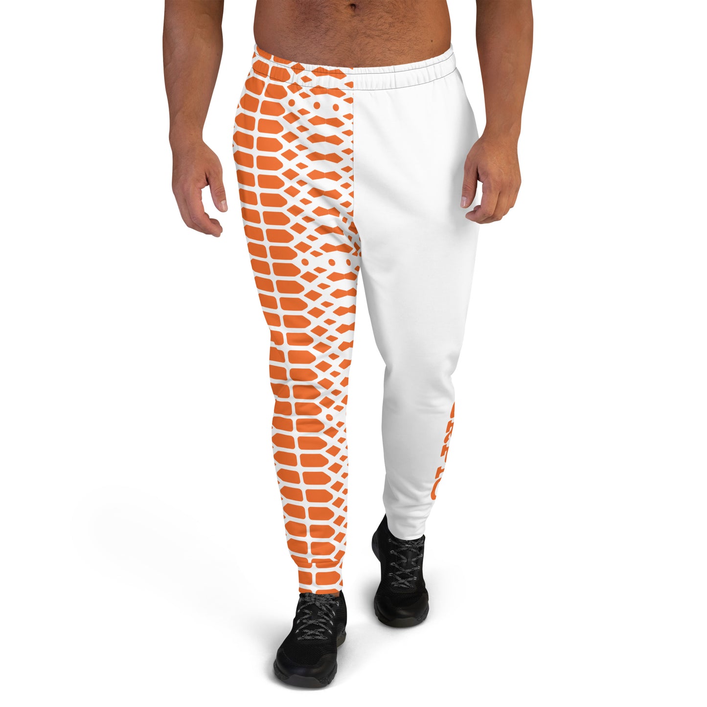 Orange-White Rattler Joggers