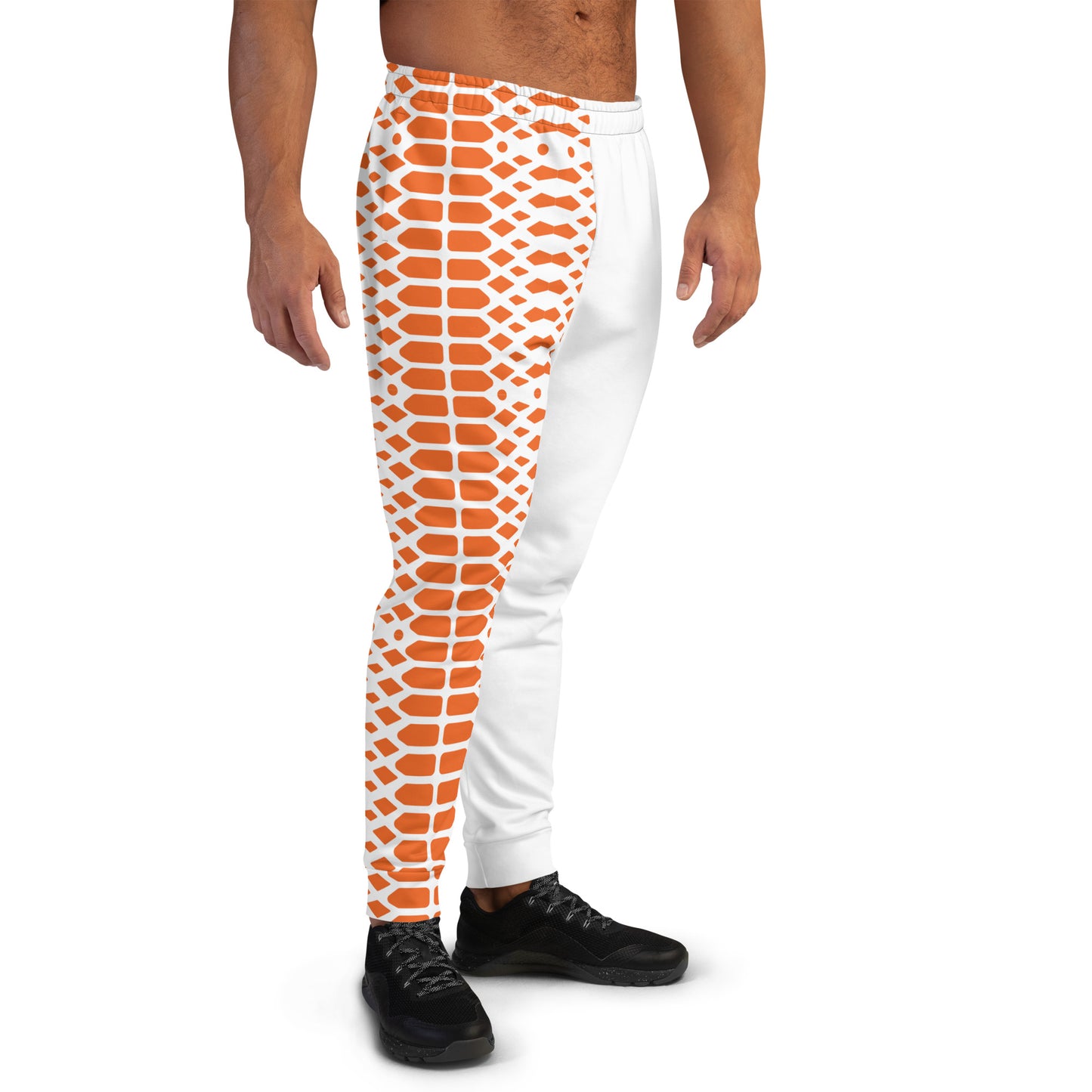 Orange-White Rattler Joggers